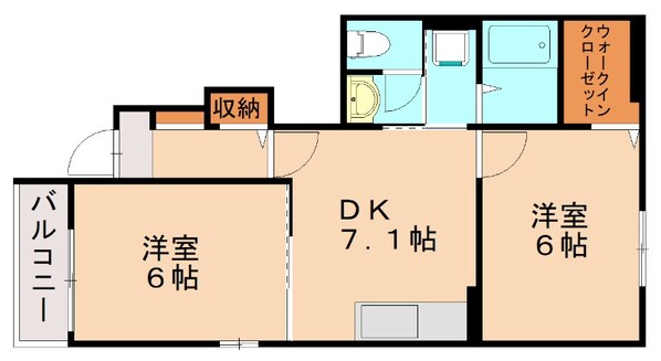 門松駅 徒歩17分 1階の物件間取画像